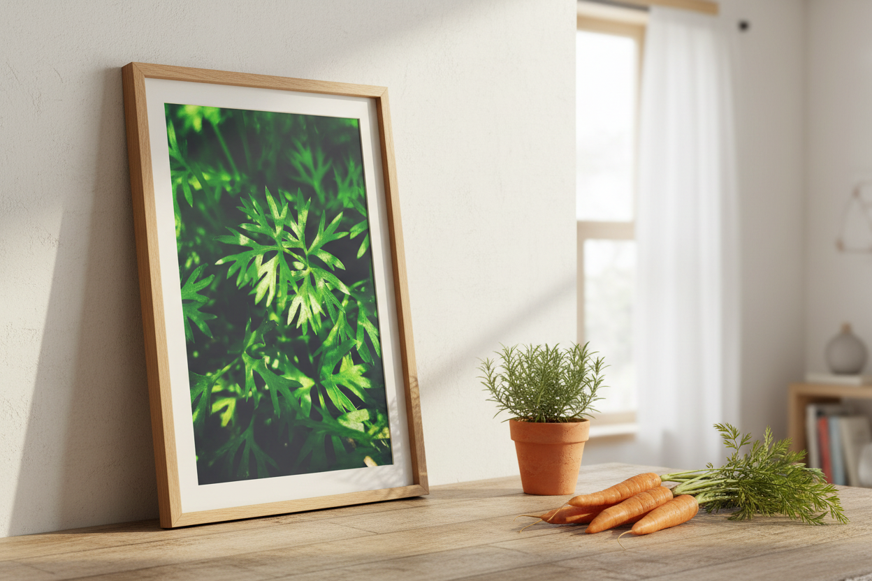 Carrot Plant Up Close