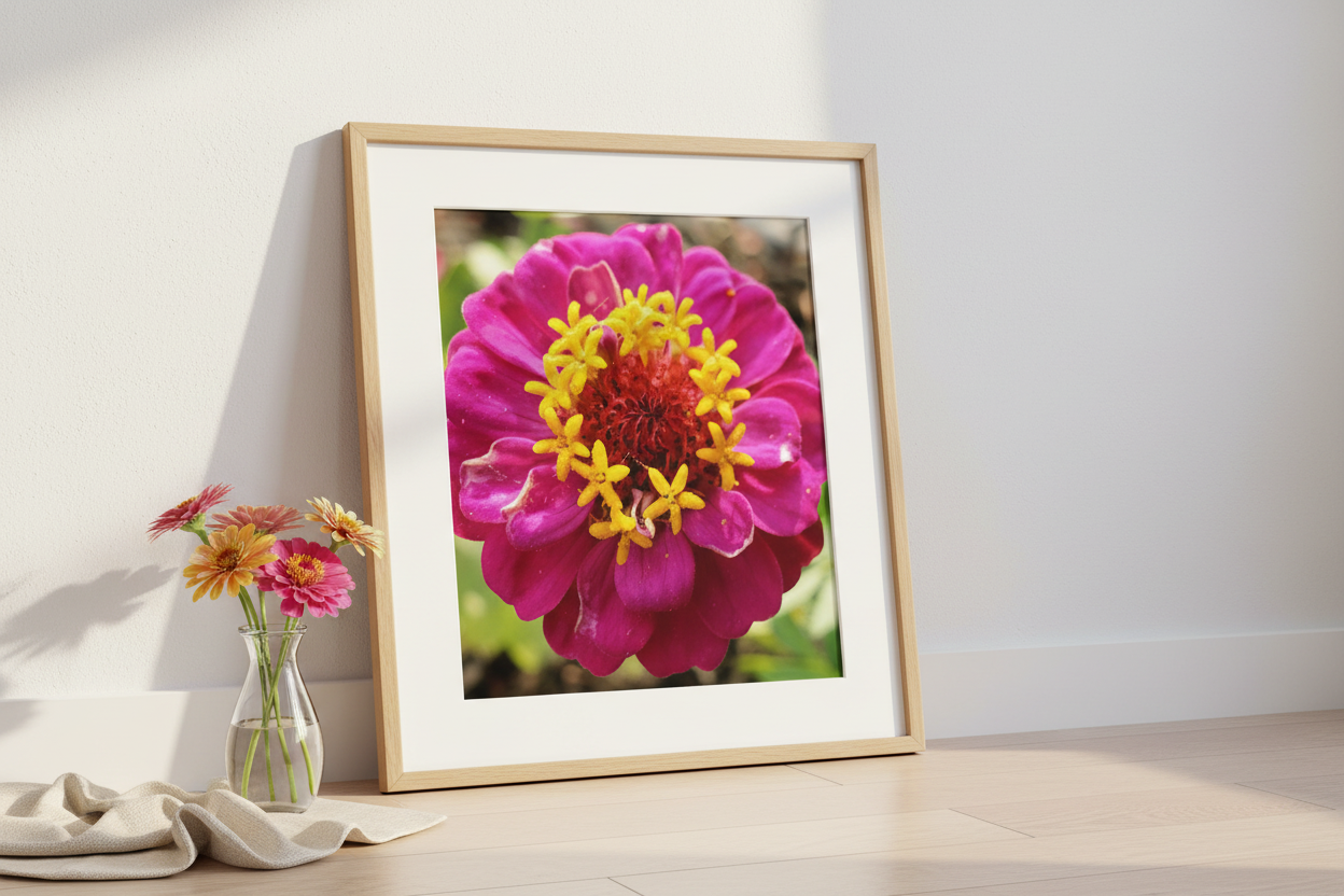 Zinnia Up Close